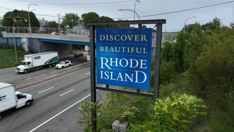 Willkommen-Auf-Rhode-Island-Schild