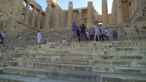 Tourists-at-Beule-Gate-in-Athens