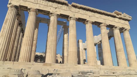 Beautiful-and-Majestic-Acropolis-Marble-Colonnade-in-Parthenon
