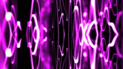 Flujo-De-Onda-De-Partículas-Púrpuras-Con-Animación-En-Bucle-Brillante-De-Polvo-Y-Bokeh