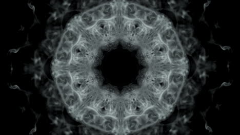 Raucheffekt-Im-Hintergrund-Schwarzes-Kaleidoskop