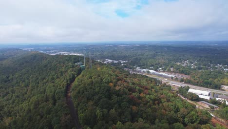 Luftbild-Von-Oak-Mountain-Mit-Blick-Auf-Pelham,-Alabama