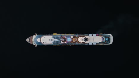 Cruise-ship-isolated-on-black