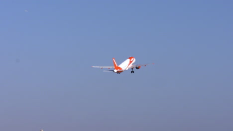an-easyjet-airbus-a320-plane-takes-off-from-Portugal's-Faro-airport-to-fly-holidaymakers-home