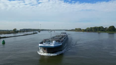 Comus-2-Inland-Motor-Tanker-Approaching-Along-Oude-Maas-And-Going-Past