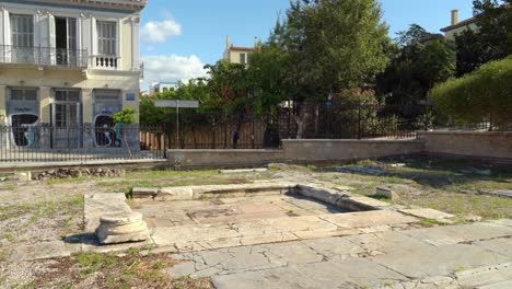 Ruinen-Von-Espasianae-In-Der-Römischen-Agora