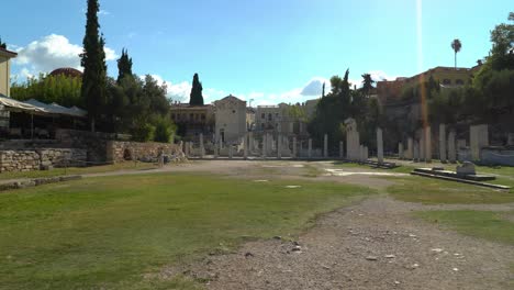 Kolonnadenreihen-Des-östlichen-Propylons-Des-Forum-Romanum