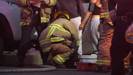 firefighters-treat-injured-patients-in-car-accident
