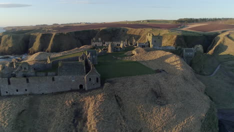 Aerial-view-of-Dunnottar-Castle-in-Aberdeenshire