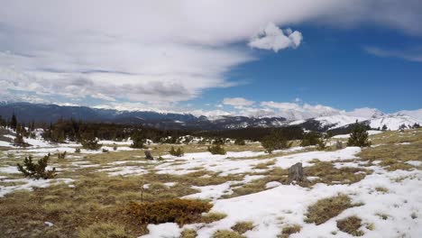 Timelapse-Del-Lado-De-La-Montaña-En-Colorado