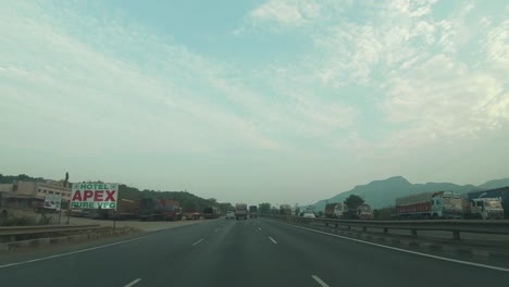 Mumbai-to-Gujarat-Highway-time-lapse-with-beautiful-early-morning-sky-changing-weather