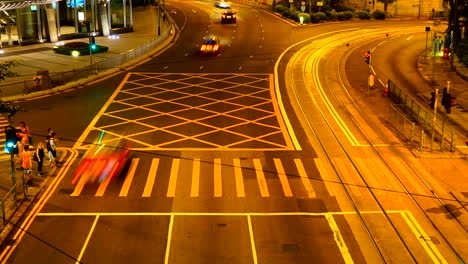 HongKong-China---Circa-Timelapse-of-traffic-flow-in-HongKong-city