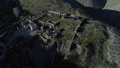Luftaufnahme-Der-Geisterstadt-In-Real-De-Catorce,-San-Luis-Potosi,-Mexiko