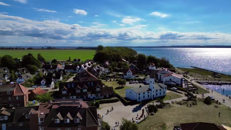 Speed-ramp-Hyperlapse-motionlapse-timelapse
magic-aerial-view-flight-panorama-orbit-drone
of-lighthouse-on-island-poel-germany-at-summer-day-August-2022