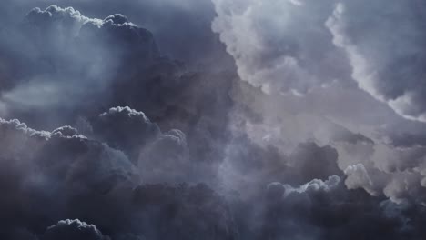 Vista-Del-Cielo-Oscuro-Y-Nubes-En-Movimiento,-Tormenta