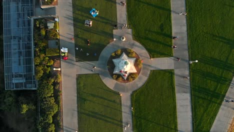 Aerial-views-of-the-Griffith-Observatory-in-Los-Angeles,-California