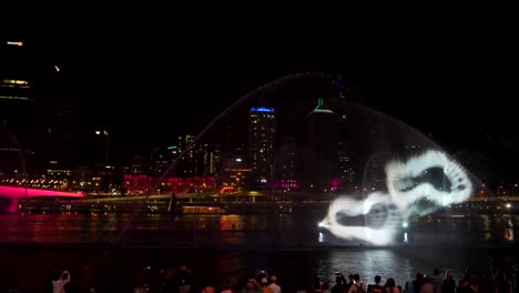 Lichtshow-Während-Des-Brisbane-Festivals-2018
