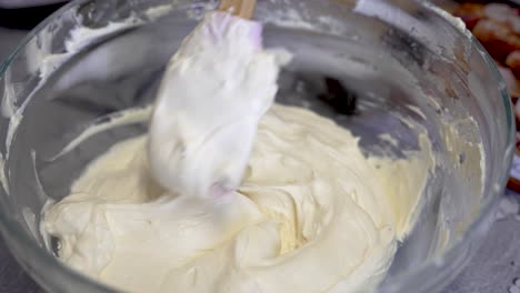 Spatula-Stirring-Cake-Batter-Or-Cream-In-Glass-Bowl-1