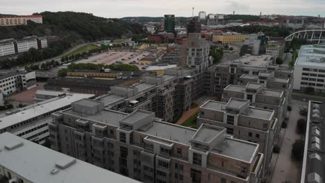 Luftaufnahmen-über-Neubauwohnungen-Im-Stadtteil-Garda-Von-Göteborg