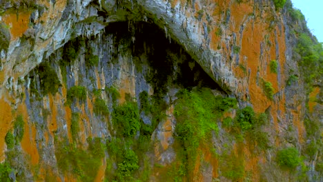 Aerial-descend-of-a-large-cave-in-the-dong-van-karst-plateau-geopark