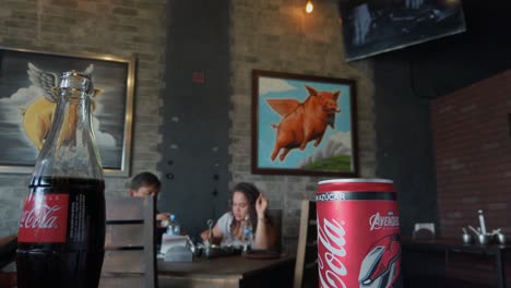 Coca-Cola-Sin-Azucar-En-Un-Restaurante-Taqueria-En-Silao-Guanajuato