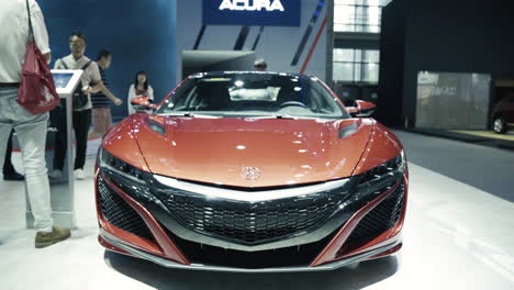 2020-Orange-Acura-Nsx-En-El-Salón-Del-Automóvil-Internacional-2019-En-Shenzhen,-China
