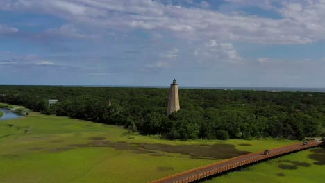 Approaching-the-Old-Baldy-Light-House-in-Bald-Head-Island-North-Carolina