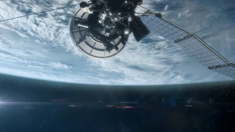 Satélite-De-Comunicaciones-En-órbita-Del-Planeta-Tierra-4