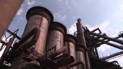 Former-steel-mill-in-Vitkovice,-Czechia,-Europe-2