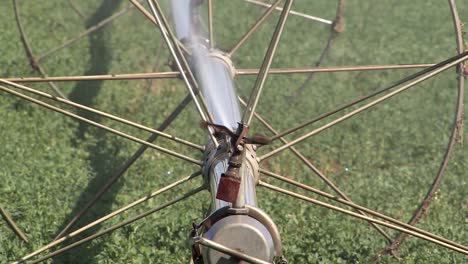 Close-up-of-Irrigation-Sprinkler-in-Southern-California,-USA