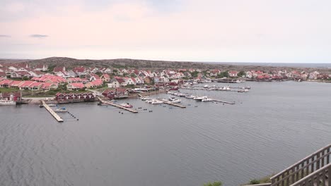Panorama-Oder-Totale-Von-Smoegen-In-Schweden