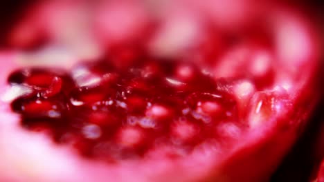 Macro-Close-Up-Of-Pomegranate-Fruit-Seeds
