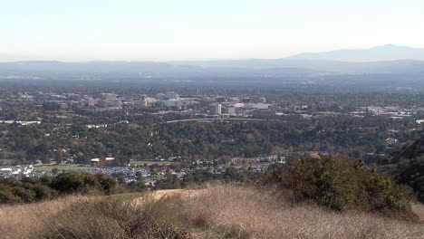 Panorama-O-Tiro-Largo-De-Pasadena-Cerca-De-Los-ángeles,-California,-Estados-Unidos