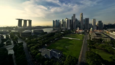 Luftaufnahme-Der-Skyline-Von-Singapur