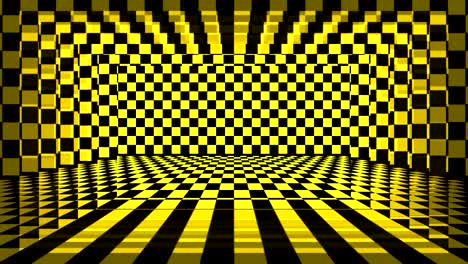 Bühne-Quadrate-Bewegung-Hintergrund-Gelb
