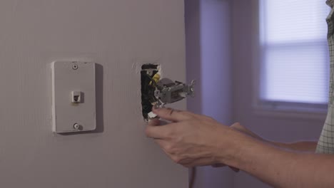 Replacing-Light-Switch-in-Home-Electrical-Work-4K