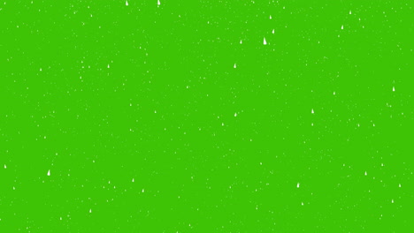 Animated-graphic-of-rain-drops-falling-on-green-screen-in-4k
