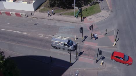 British-traffic-junction-and-pedestrian-crossing-from-above