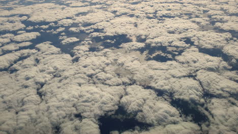 Overfly-group-of-clouds-seen-from-above