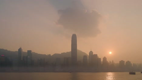 Hong-Kong-island-at-sunset