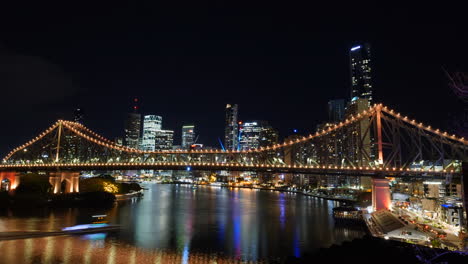 Time-lapse-of-Story-Bridge-Brisbane