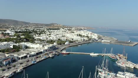 Aerial-of-port-of-Paros-Island