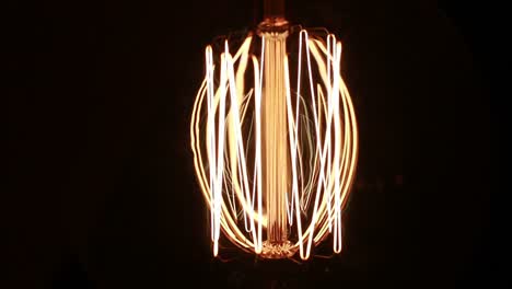 Retro-Industrie-Glühlampe-Wolfram-Glühfaden-Im-Dunkeln-6