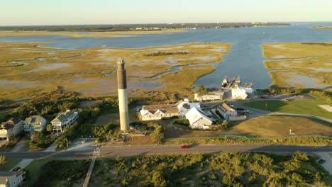Aerial-view-of-the-Oak-Island-lighthouse