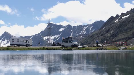 Camping-adventure-at-Nufenen-Pass-Switzerland-Rhone-river-Europe
