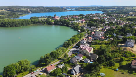 Developed-premium-Chmielno-village-suburbs-residency-Poland--aerial