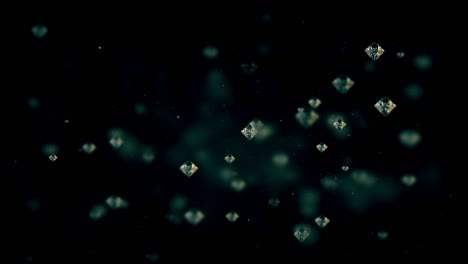 SHINY-CRYSTAL-STONE-MOVING-Diamonds-With-Reflection-Animated-Background