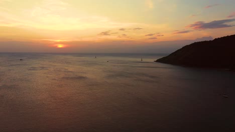 Orange-sunset-over-the-sea