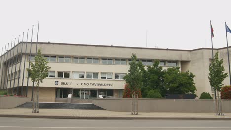 Silute-Bezirk-Gemeindegebäude.-Statische-Aufnahmen