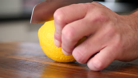 Cutting-a-lemon-close-up